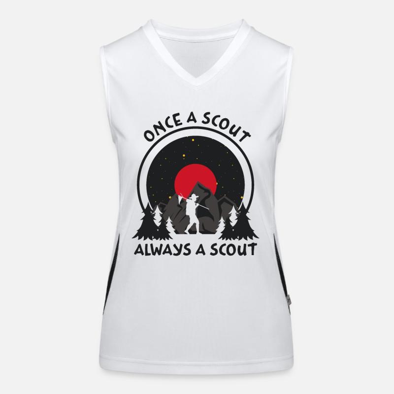 Scout always! Women's Functional Contrast Tank Top