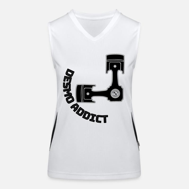 DesmoAddict - der Name ist Programm Funktionelles Kontrast-Tank Top für Frauen