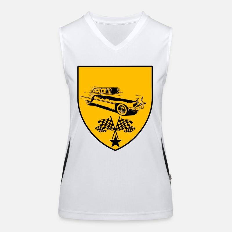 Auto Funktionelles Kontrast-Tank Top für Frauen