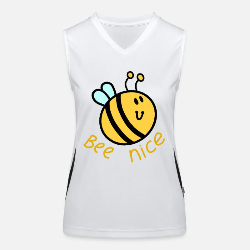 Bee Nice Cartoon Women's Functional Contrast Tank Top