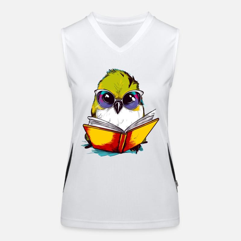Bako the learned bird Women's Functional Contrast Tank Top