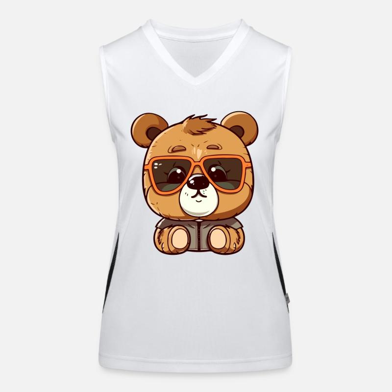 Shake the bear Women's Functional Contrast Tank Top
