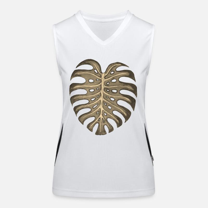 Monstera Débardeur respirant contrasté Femme