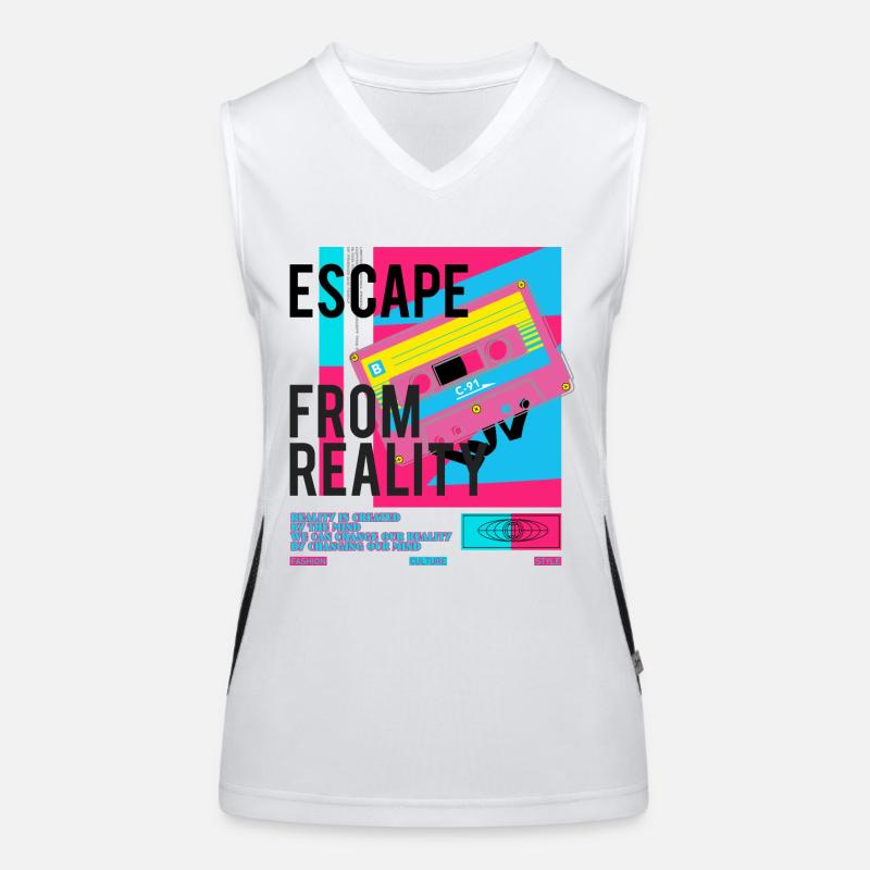 Échapper à la réalité b Débardeur respirant contrasté Femme