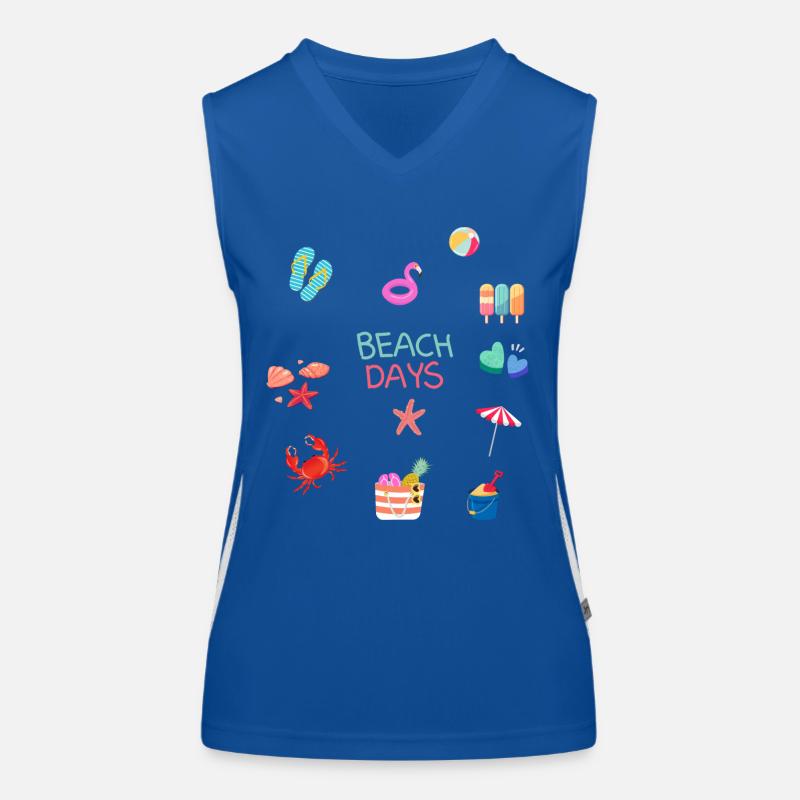Beach Days Women's Functional Contrast Tank Top
