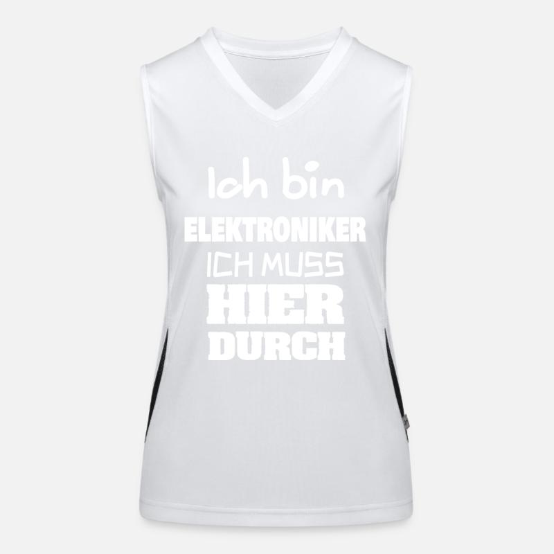 Occupation: Electronics technician Women's Functional Contrast Tank Top