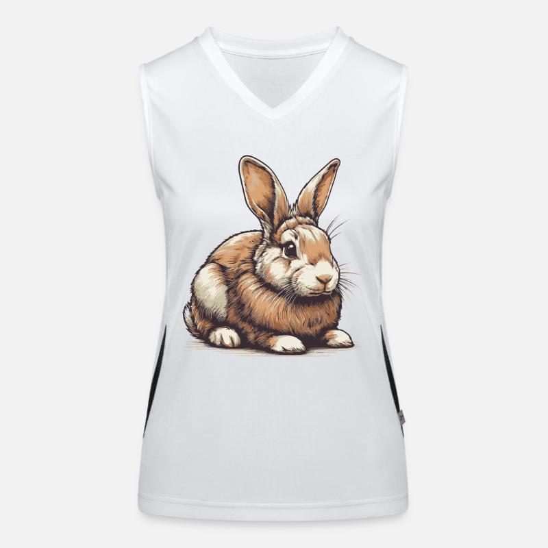 Lapin Débardeur respirant contrasté Femme