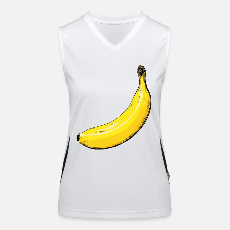Banane Débardeur respirant contrasté Femme