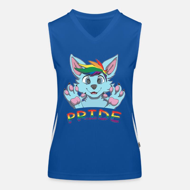 Fierté à fourrure Débardeur respirant contrasté Femme