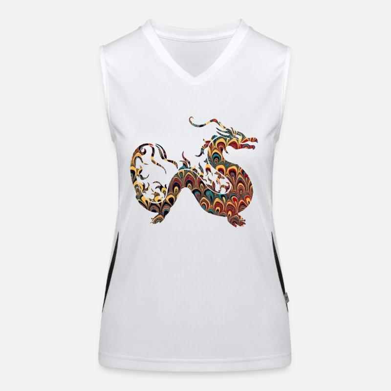 dragon e 11 Débardeur respirant contrasté Femme