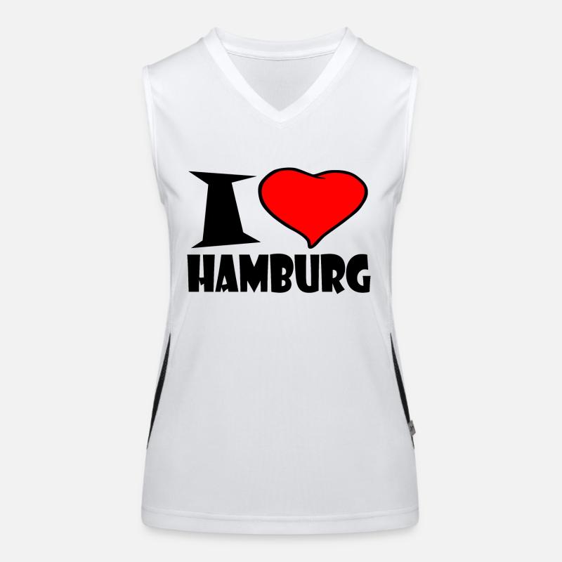 J'adore Hambourg Débardeur respirant contrasté Femme