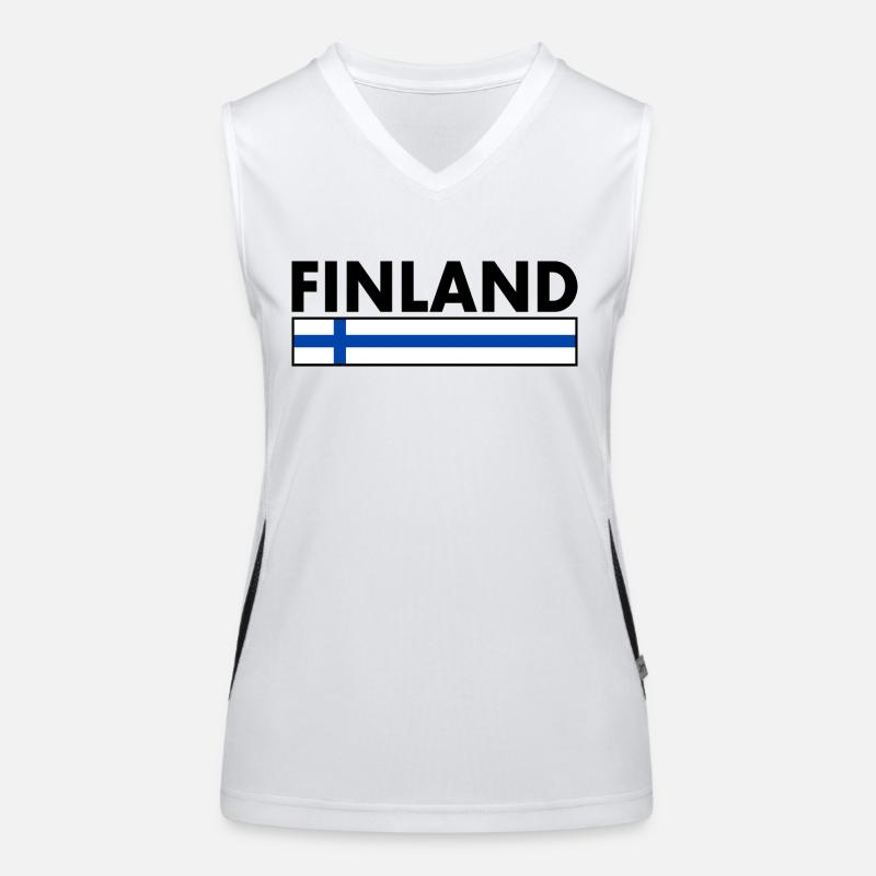 FINNLAND Funktionelles Kontrast-Tank Top für Frauen