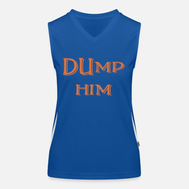 Dump Him Women's Functional Contrast Tank Top