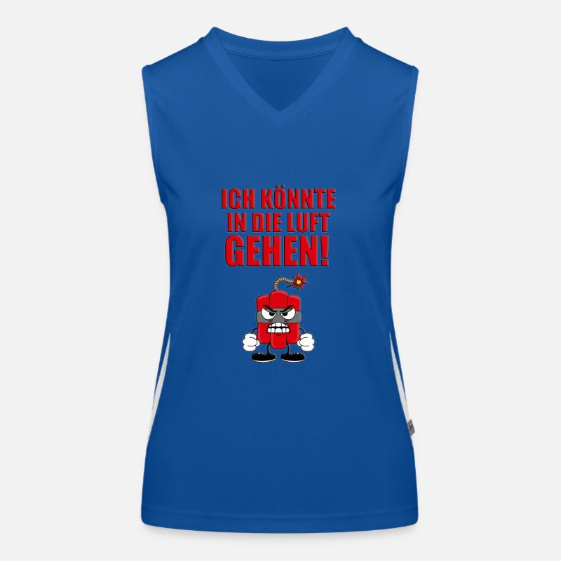 DYNAMIT - TNT - SPRENGSTOFF - DYNAMITE Funktionelles Kontrast-Tank Top für Frauen