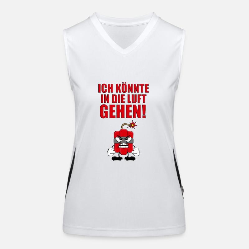 DYNAMIT - TNT - SPRENGSTOFF - DYNAMITE Funktionelles Kontrast-Tank Top für Frauen