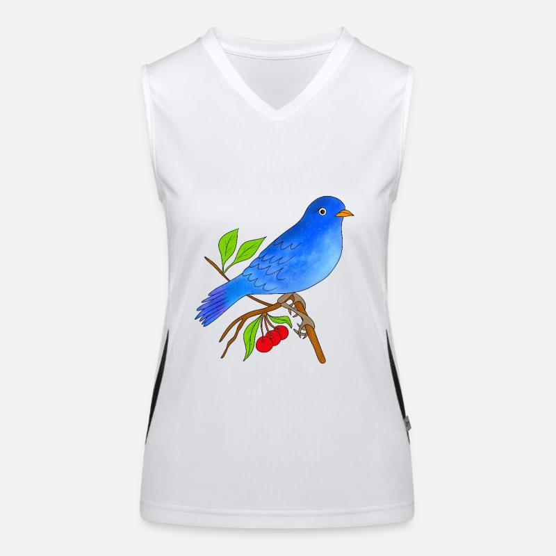 Blue bird Women's Functional Contrast Tank Top