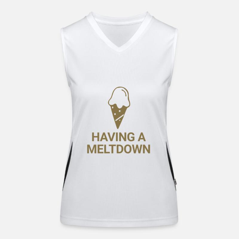 Having a meltdown Women's Functional Contrast Tank Top