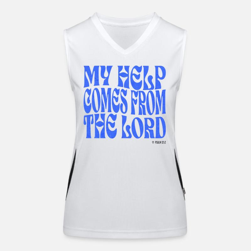 Christentum Christlicher Bibelvers Funktionelles Kontrast-Tank Top für Frauen