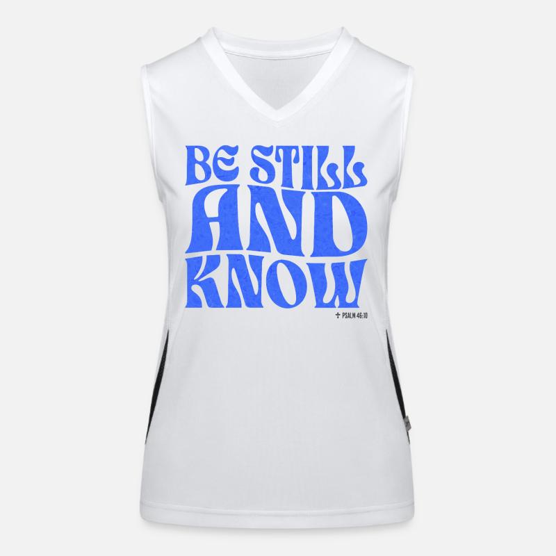 Christianity Christian Bible Verse Women's Functional Contrast Tank Top