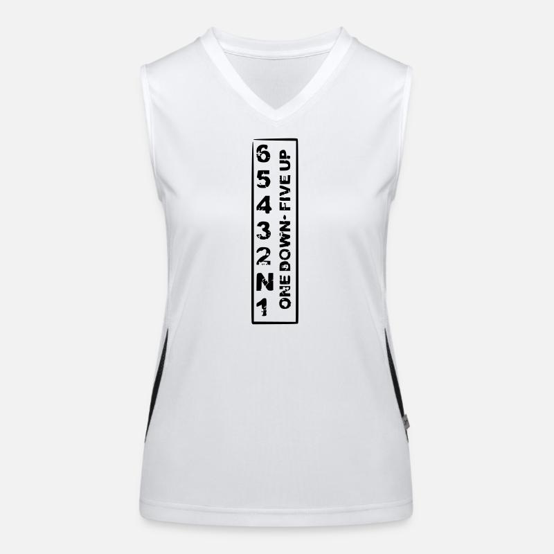 one down five up Funktionelles Kontrast-Tank Top für Frauen