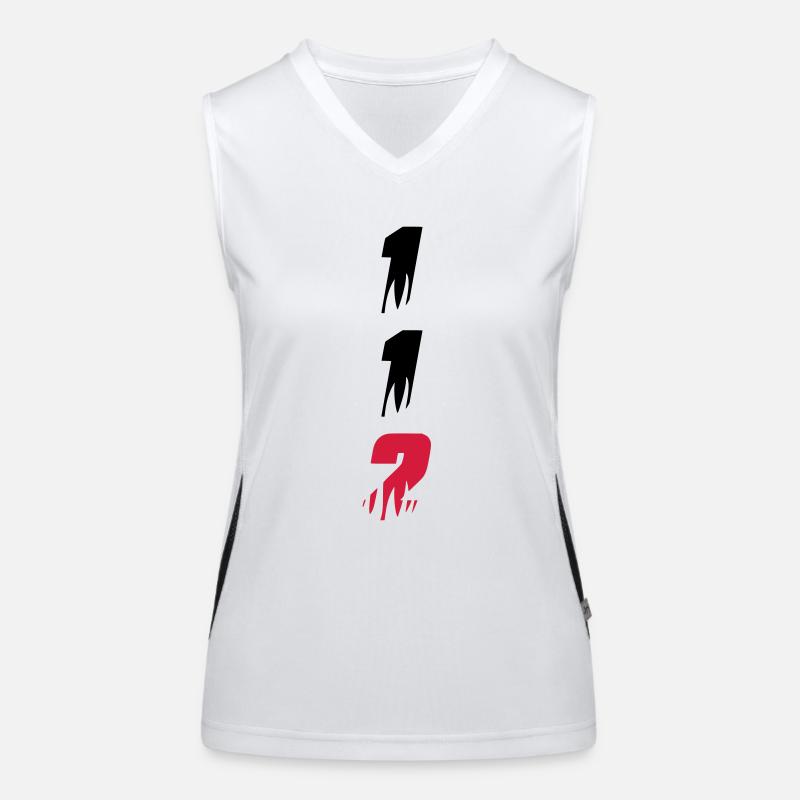 112 Funktionelles Kontrast-Tank Top für Frauen