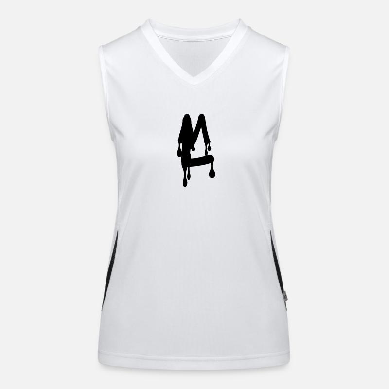 l_comic_graffiti Funktionelles Kontrast-Tank Top für Frauen