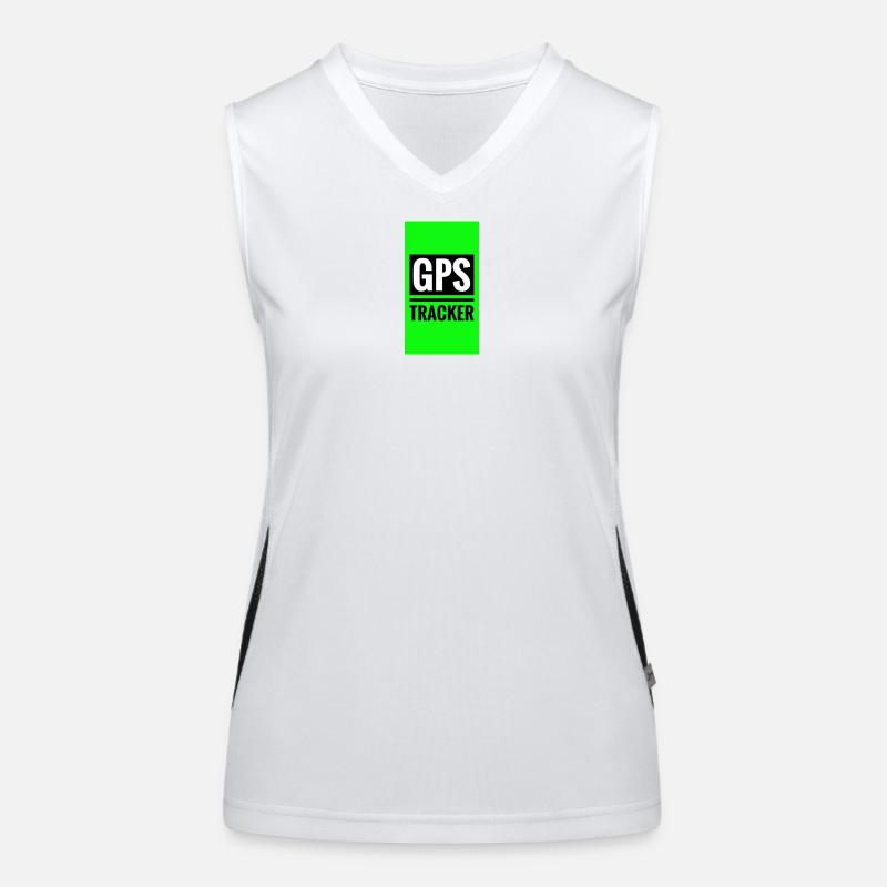 Conception semblable à celle du suivi GPS Débardeur respirant contrasté Femme