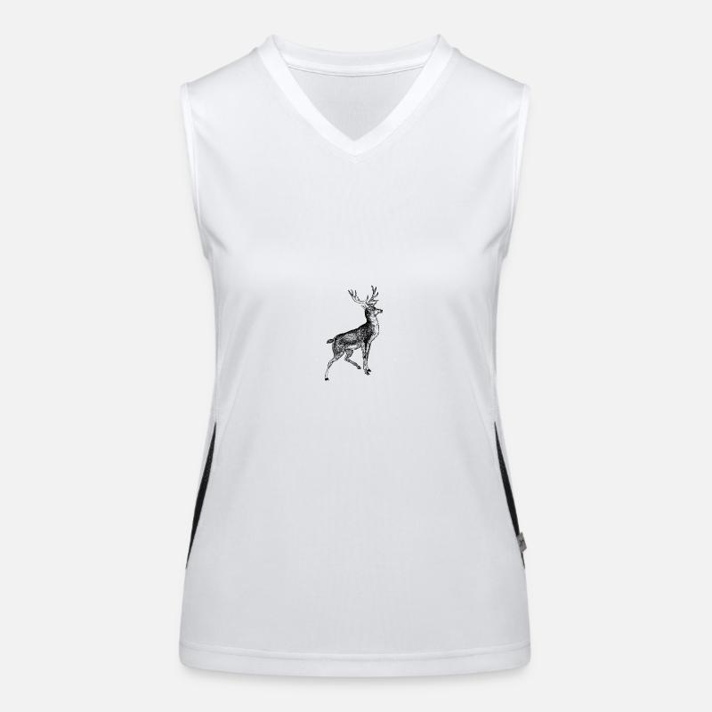 Wildtiere Funktionelles Kontrast-Tank Top für Frauen
