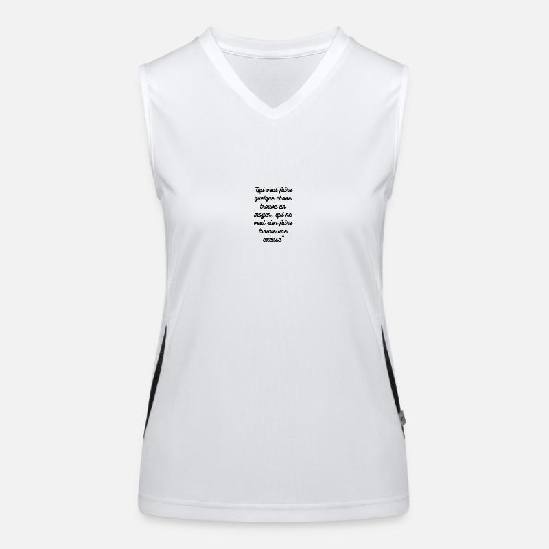 situation Débardeur respirant contrasté Femme