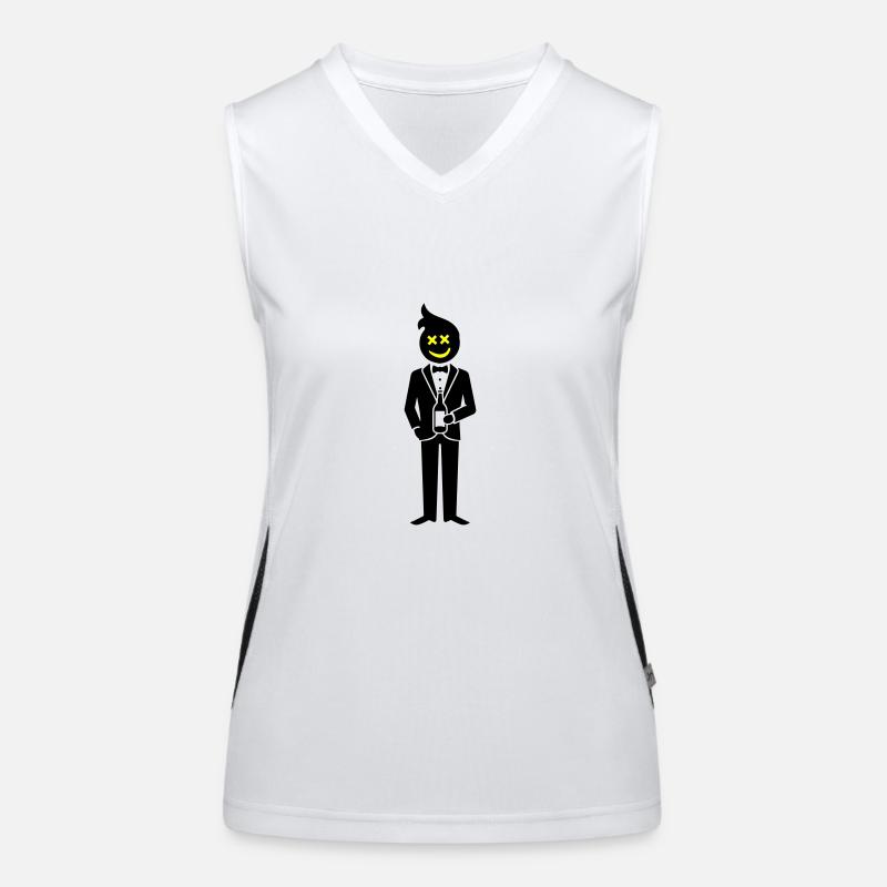 Groom Wedding Team Women's Functional Contrast Tank Top