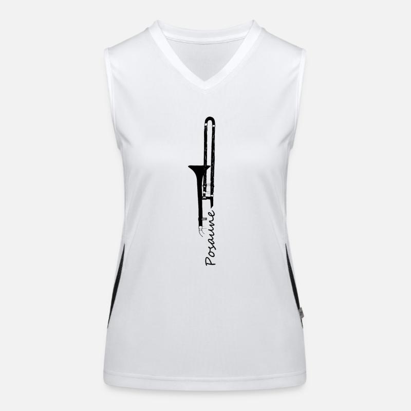 trombone Débardeur respirant contrasté Femme