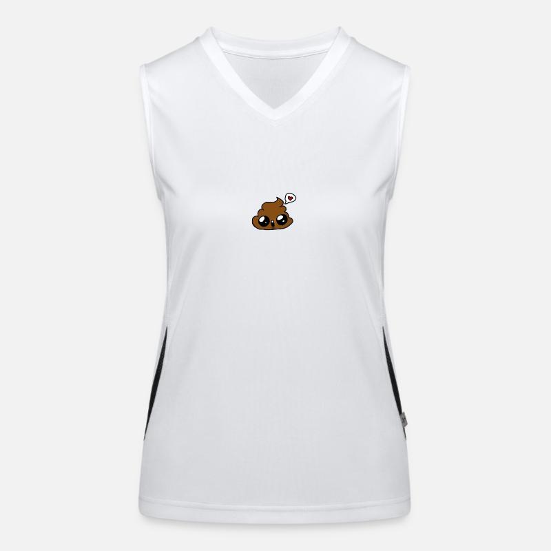 poo Women's Functional Contrast Tank Top
