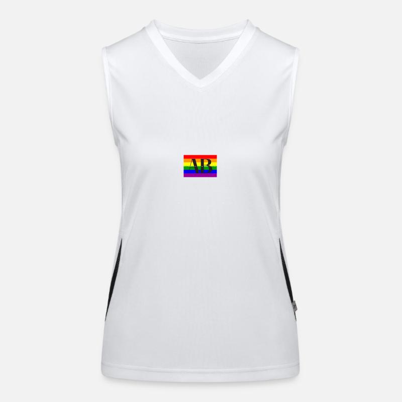 L’authenticité est belle Débardeur respirant contrasté Femme