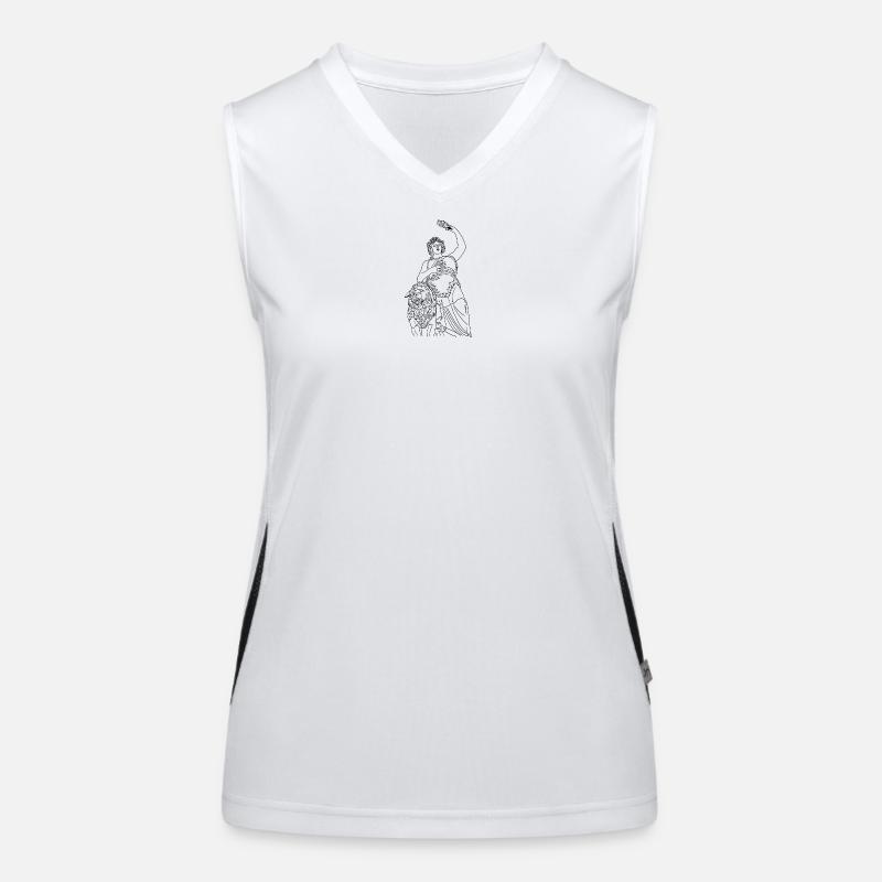 Bavière Munich Bavière Silhouette Débardeur respirant contrasté Femme
