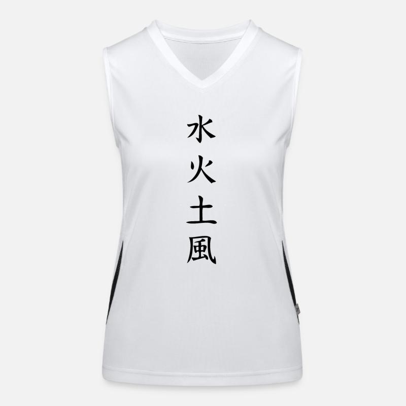 Chemise Elements : Eau, Feu, Terre, Vent Débardeur respirant contrasté Femme