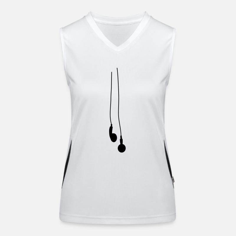 MOBILE MUSIC Débardeur respirant contrasté Femme