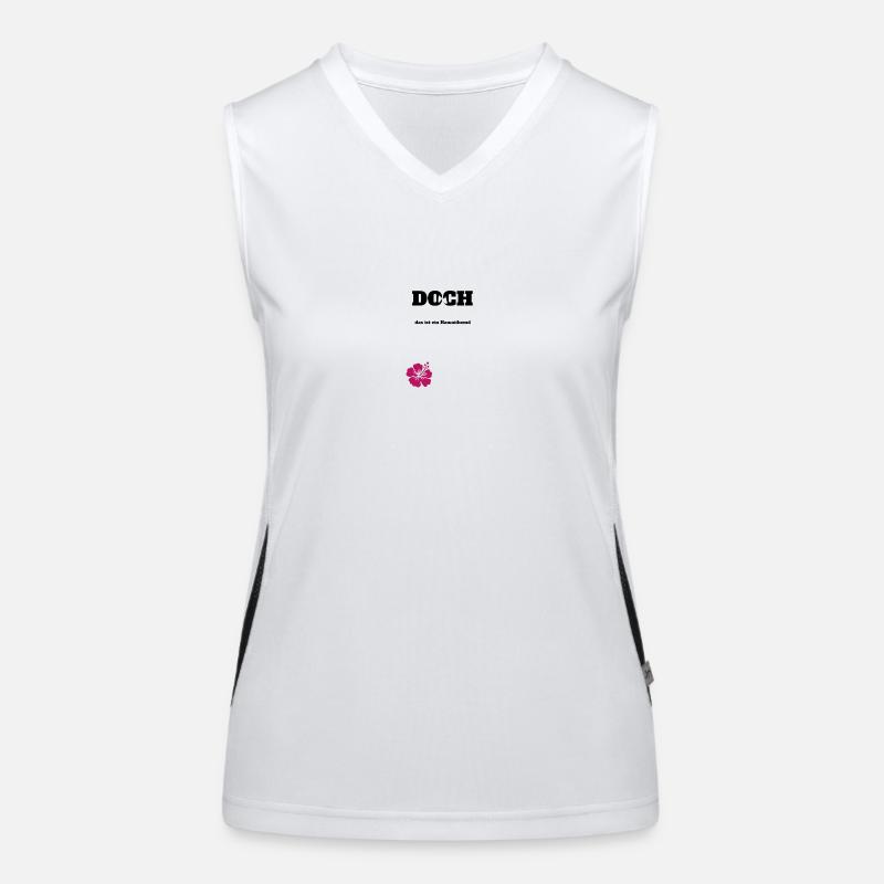 Doch, das ist ein Hawaiihemd Funktionelles Kontrast-Tank Top für Frauen