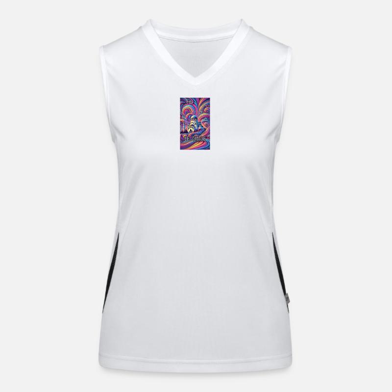 Belgrad Serbien Panorama Design Funktionelles Kontrast-Tank Top für Frauen