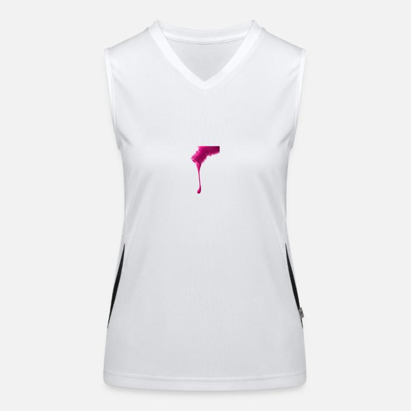 Frauennägel Funktionelles Kontrast-Tank Top für Frauen