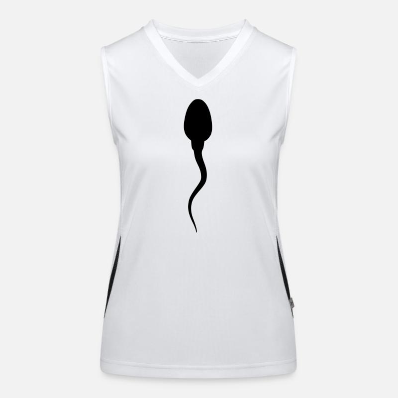spermatozoide Débardeur respirant contrasté Femme