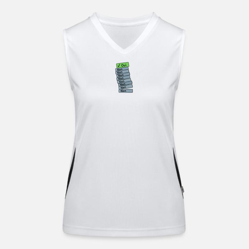 Stack of Folders Women's Functional Contrast Tank Top