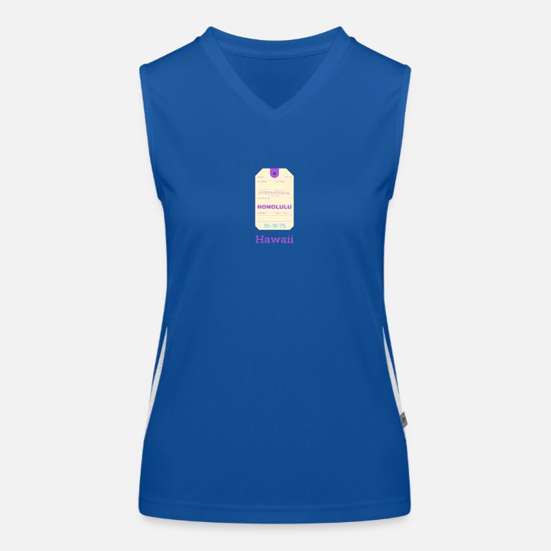 Hawaï Débardeur respirant contrasté Femme