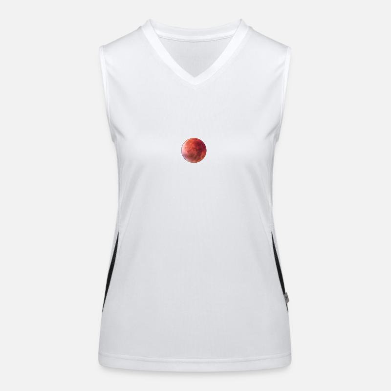 Planet Funktionelles Kontrast-Tank Top für Frauen