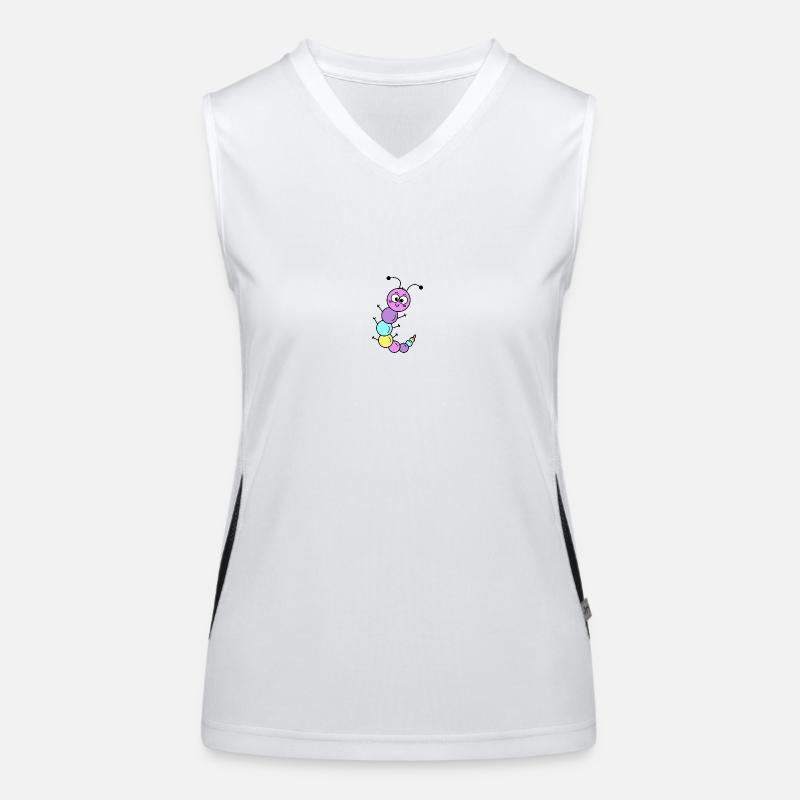 Chenille Débardeur respirant contrasté Femme