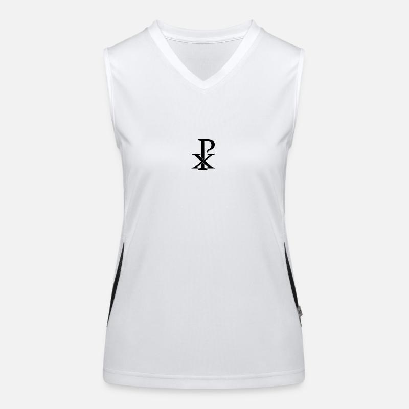 Christusmonogramm Débardeur respirant contrasté Femme
