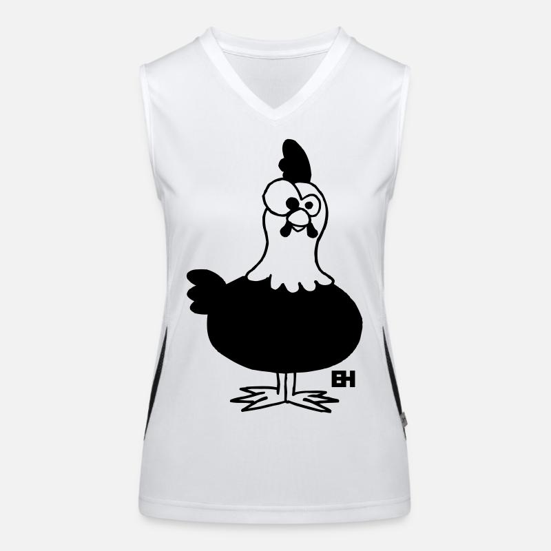 Poulet Débardeur respirant contrasté Femme