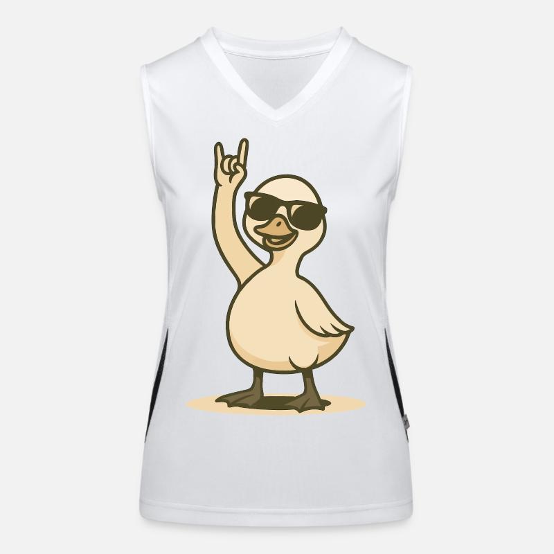 Cool rocker cygne poussin Débardeur respirant contrasté Femme
