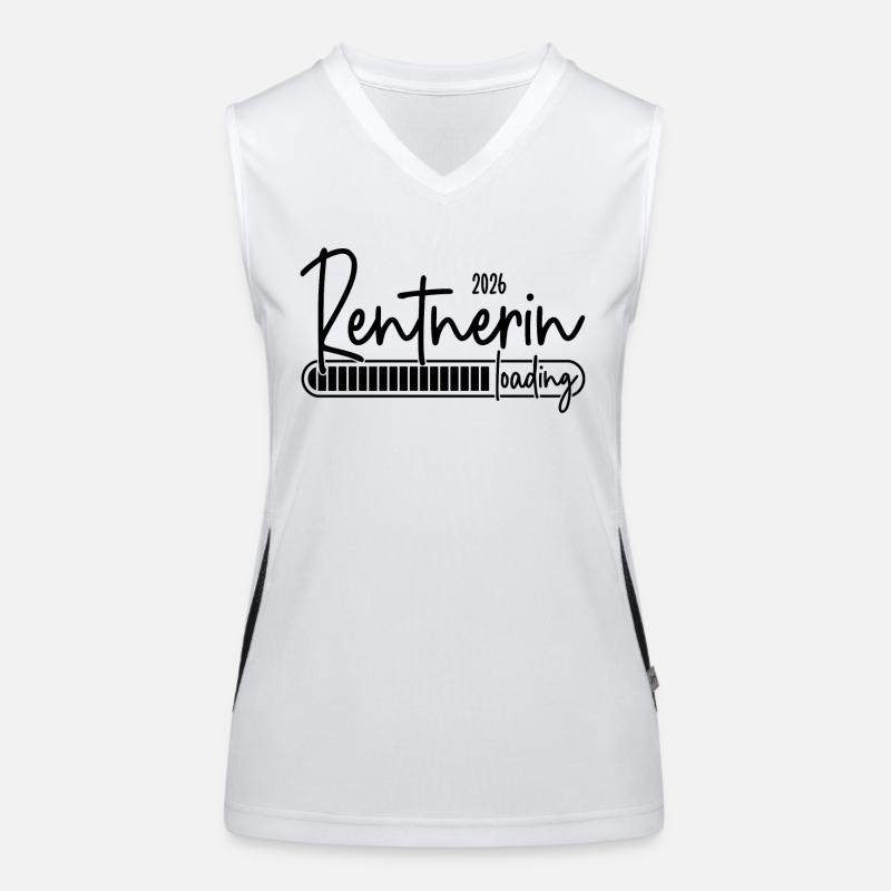 Rentnerin 2026 Loading Funktionelles Kontrast-Tank Top für Frauen