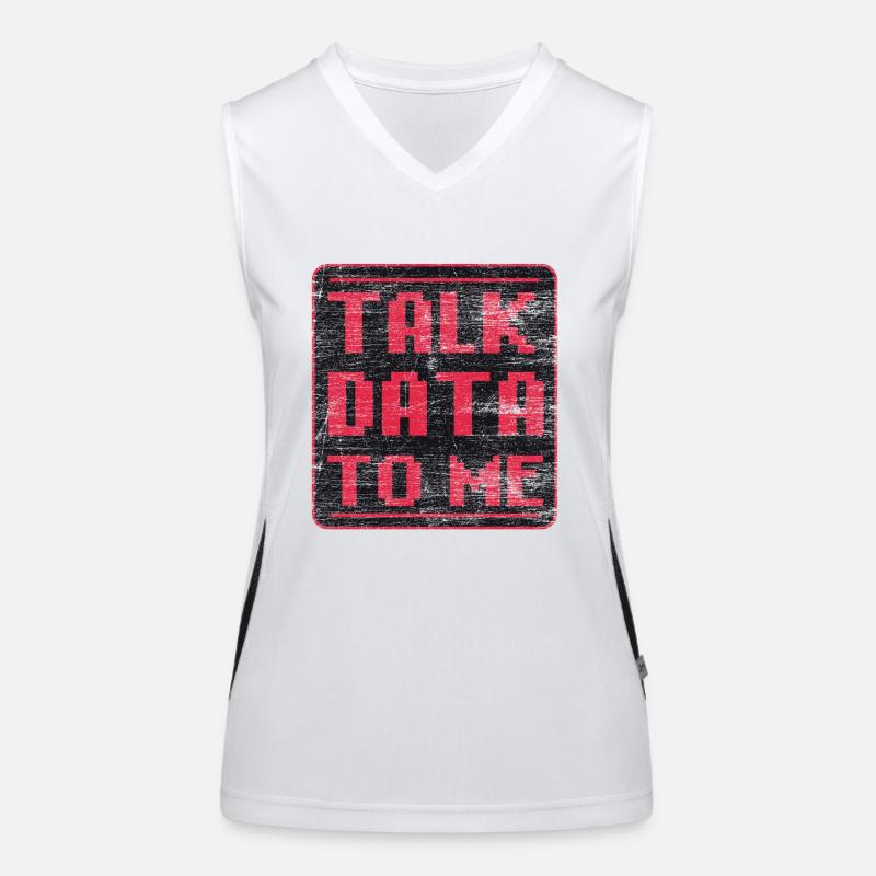Programmieren Nerd Funktionelles Kontrast-Tank Top für Frauen