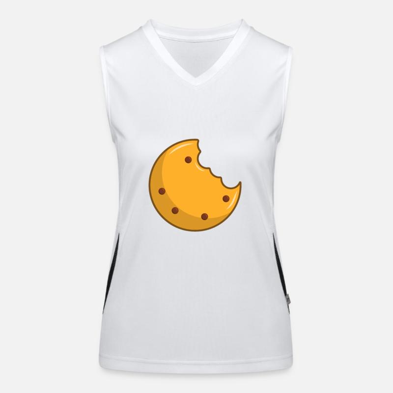 Cookie Keks Funktionelles Kontrast-Tank Top für Frauen